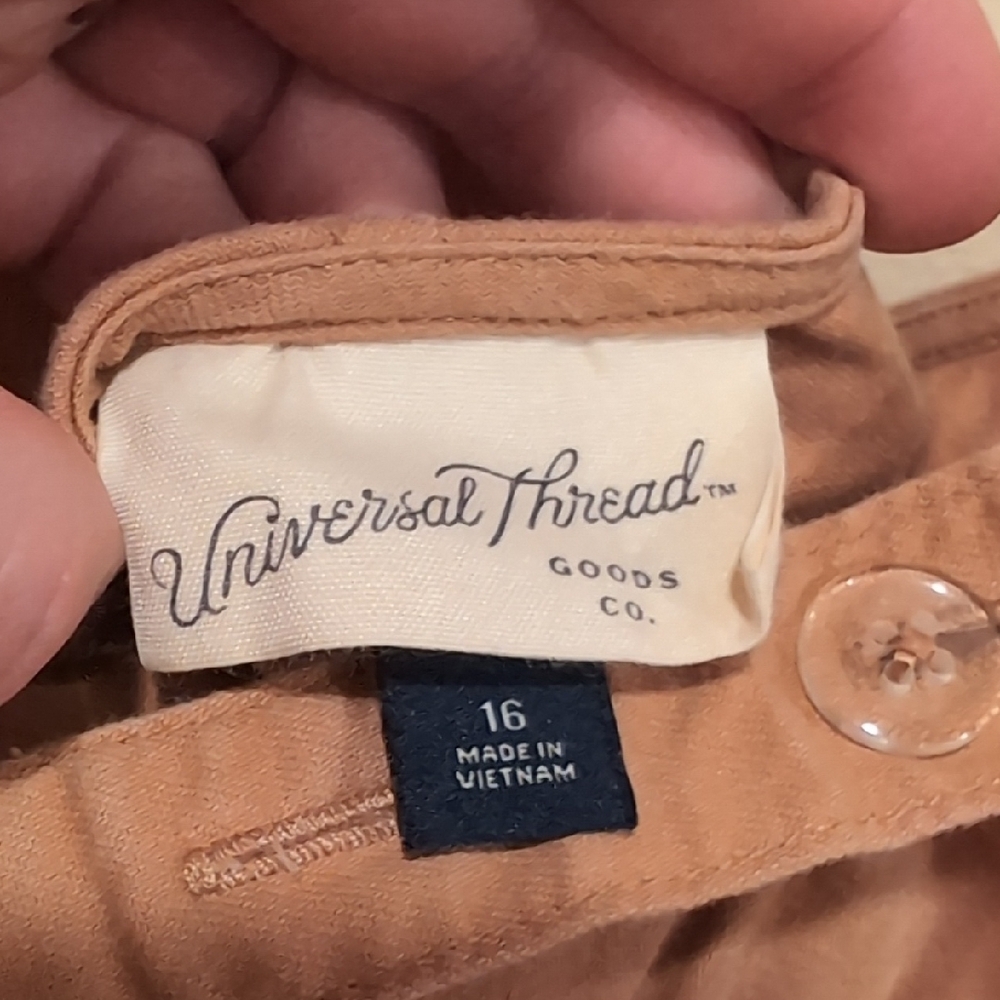 Universal Thread Tan Button-Front Jumpsuit - Picture 9 of 15